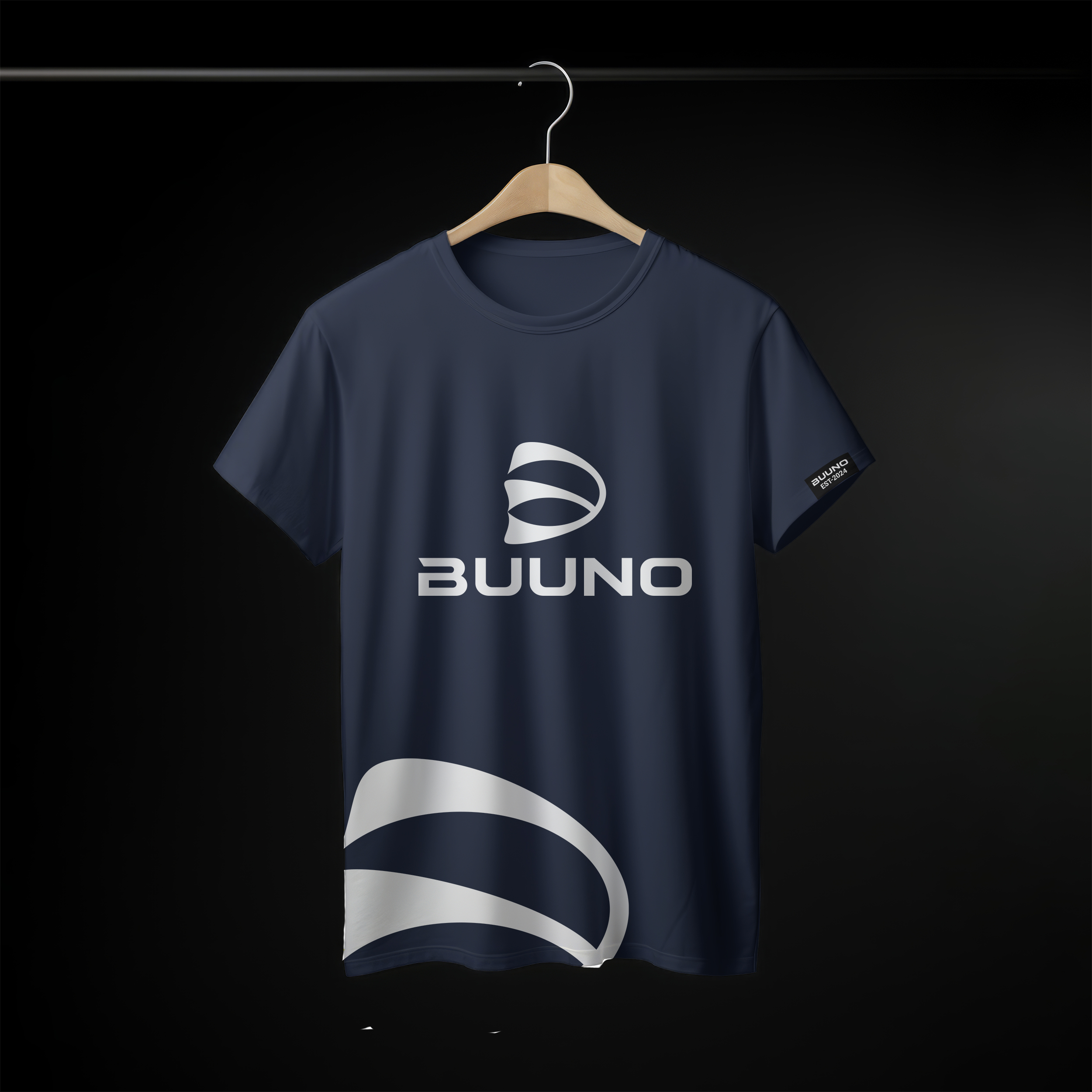 Mens Navy Blue Casual TShirt